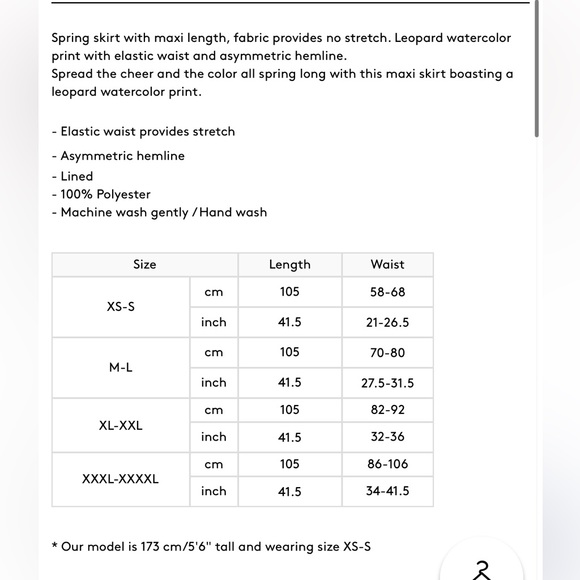 CHICWISH LEOPARD PRINT FULL LENGTH FULL CIRCLE SWINGY CHIFFON SKIRT - Picture 8 of 10